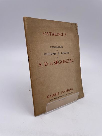 null 1 Volume : "Catalogue de l'Esposition de Peinture & Dessisn de A. Dunoyer de...