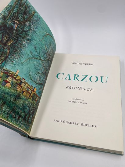 null "Carzou Provence", André Verdet, Introduction de Pierre Cabanne, Ed. André Sauret...