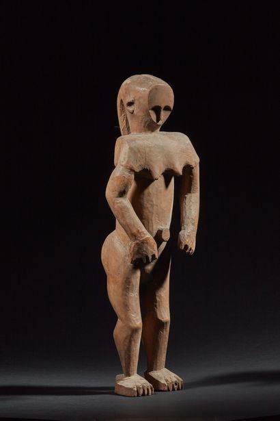 null Statuette de femme en bois H.50 cm