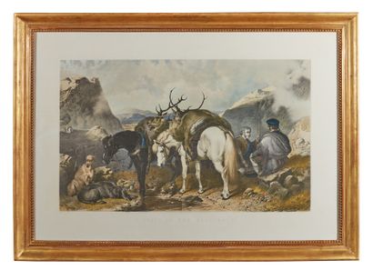 John Frederic HERRING, d'après Scenes of Life in the Lowlands and Hunting in the...