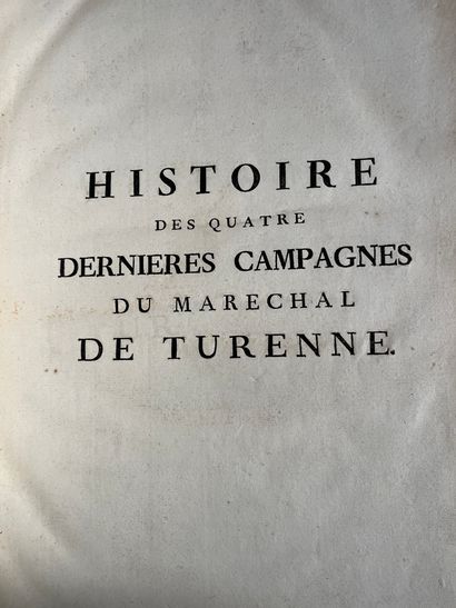 M.Le CHEVALIER de BORIN, géographe de sa majesté History of the last four campaigns...