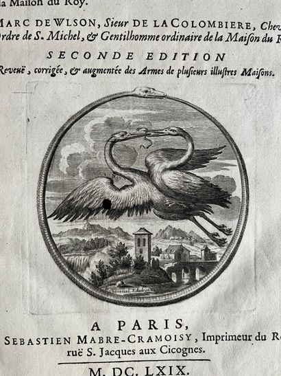 Sieur de la COMLOMBIERE La science héroïque. Paris, chez Sébastien Mabre-Cramoisy...