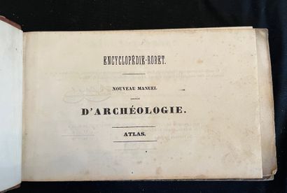O.MULLER Nouveau manuel complet d'archéologie. Paris 1842. In-8 oblong demi-basa...