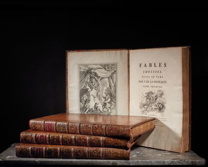 Jean de LA FONTAINE Fables choisies, mises en vers. Paris, Desaint & Saillant, Durand,...