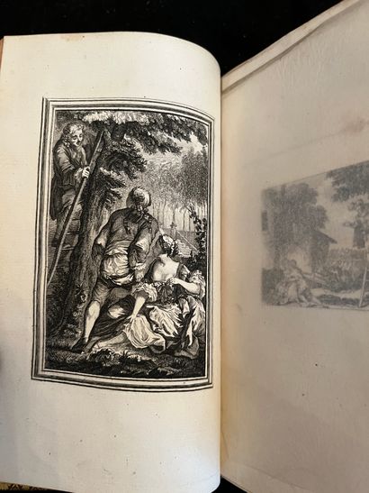 Jean de LA FONTAINE Contes des nouvelles en vers. Amsterdam 1764. Deux volumes In-8...