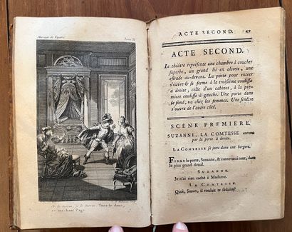 M.de BAUMARCHAIS La folle journée ou le mariage de Figaro, comédie en cinq actes,...