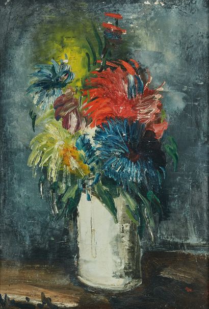 Maurice de VLAMINCK (1876-1958) Bouquet de fleurs
Huile sur toile, signée en bas...