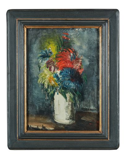 Maurice de VLAMINCK (1876-1958) Bouquet de fleurs
Huile sur toile, signée en bas...