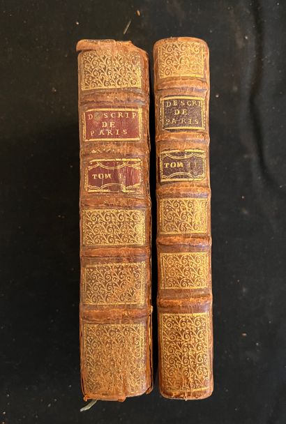 null The Parisian Geographer
Paris, chez Valleyre 1769. Two volumes full calf spine...