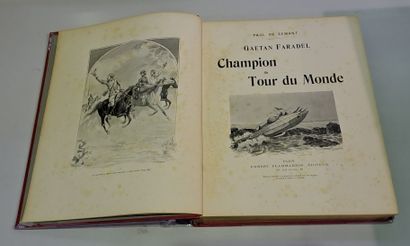 null Ensemble de 4 cartonnages Flammarion. 1) Paul de Sémant, Gaétan Faradel, Champion...