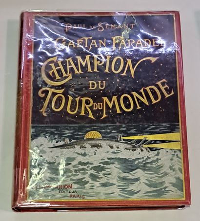null Ensemble de 4 cartonnages Flammarion. 1) Paul de Sémant, Gaétan Faradel, Champion...