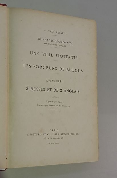 null Jules Verne , Une ville flottante / Les forceurs de Blocus / Aventures de 3...