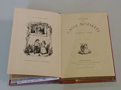 null Ensemble de 5 cartonnages Hetzel rouge. 1) Alexandre Dumas, Histoire d'un Casse...