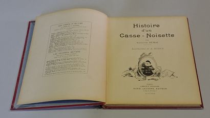 null Ensemble de 4 cartonnages Laurens. 1) Alexandre Dumas, Histoire d'un Casse-noisette,...