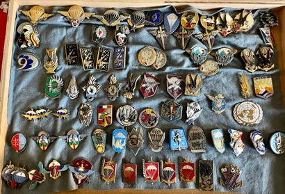 78 parachutist badges Regiments, companies,...