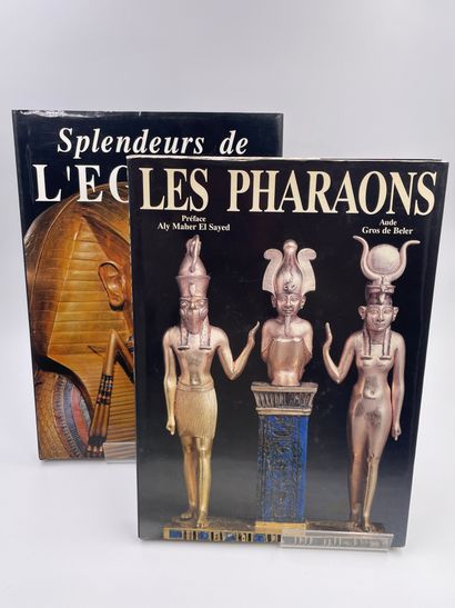 null 2 Volumes : 
- "The Pharaohs", Aude Gros de Beler, Preface Aly Maher El Sayed,...