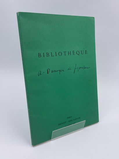null 1 Volume : "Bibliothèque A. Dunoyer de Segonzac", (Livre Anciens et Romantiques...