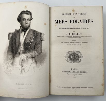 BELLOT, Joseph René Journal d'un voyage aux mers polaires exécuté à la recherche...