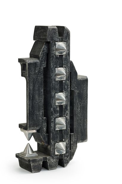 Thibaud WEISZ (1910-2005) La Tour noire
Sculpture en aluminium
Pièce unique
H : 65...
