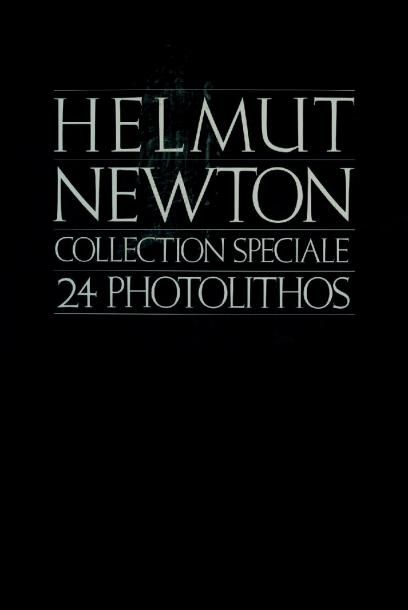 Helmut Newton Collection spéciale, 24 Photolitos. In-folio (40,5 x 27,5). Ed. Filipacchi,...