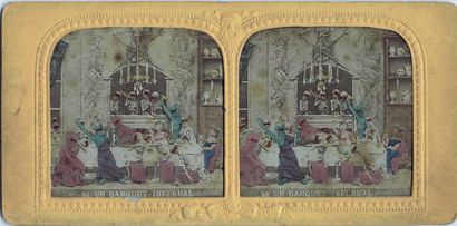 Diableries, c. 1860-1875 Un Souper chez Satan, les Cocottes chez Satan, un Square...