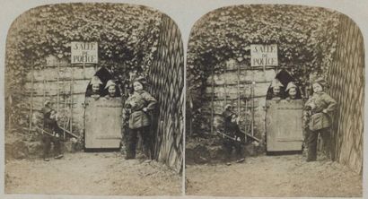null Jeux, divertissements, c. 1860-1880 Croquet, saute-mouton, Collin-maillard,...