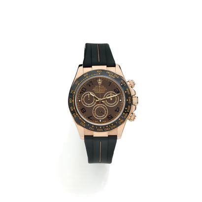 ROLEX, Cosmograph Daytona, ref.116515LN, vendu en 2013 Iconique chronographe à 3...
