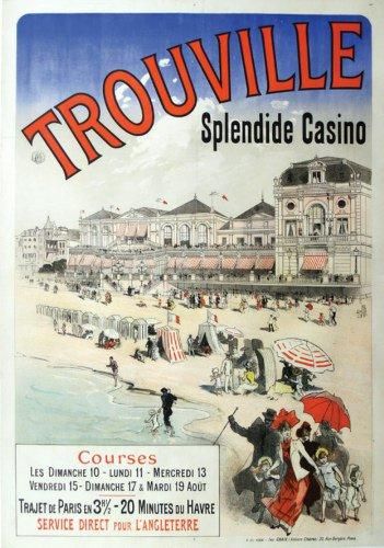 CHERET (non signée/ unsigned) Trouville Splendide Casino - Chaix (Ateliers Chéret)...