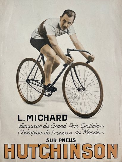 ANONYME. L. Michard. Winner of the Grand Prix Cyclistes. French & World Champion...