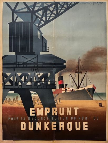 NATHAN Jacques. GEORGET Guy. Emprunt pour la reconstruction du port de Dunkerque....