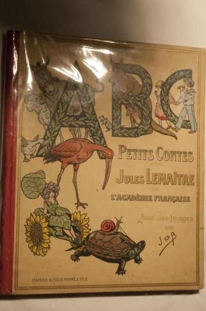 Job A.B.C. «Petits contes par Jules Lemaître.» Relié couv. éditeur illustrée chez...