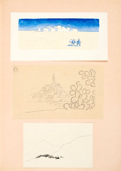 null DUBOUT ALBERT
Don Quixote
India ink, watercolor and gouache, 1938. Eight plates...