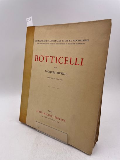 null «Botticelli», Jacques Mesnil, Ed. Albin Michel, 1938

"DÉLIVRANCE AU 25 RUE...