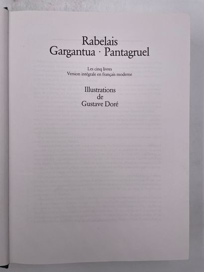 null «Rabelais, Gargantua-Pantagruel, illustration de Gustave Doré», Ed. Tiskarna,...