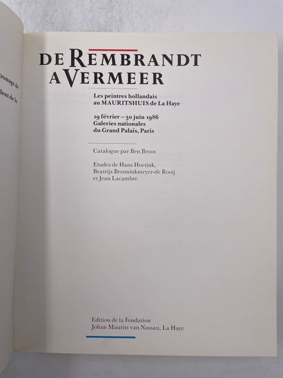 null «De Rembrandt a Vermeer, le peintres hollandais au Mauritshuis de la Haye»,...