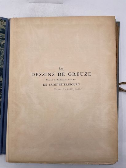 null «Les dessins de Greuze», Francois Monod & Louis Hautecoeur, Ed. Éditions Albert...