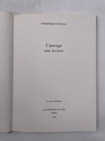 null «Caravage, une lecture», Dominique Ponnau, édition du cerf, 1993

"DÉLIVRANCE...