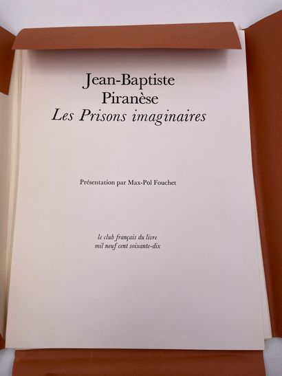 null «Jean-Baptiste Piranèse, Les prisons imaginaires», Max-Pol Fouchet, ED. Le club...