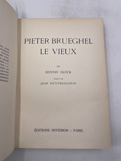 null «Pieter Brueghel le vieux», Gustav Glück, Ed. Hypérion Paris, 1936

"DÉLIVRANCE...