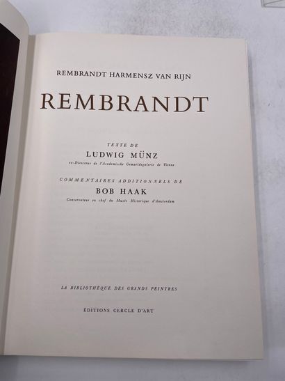 null «Rembrandt», Ludwig Münz, Bob Haak, Ed. Cercle d’art, 1968

"DÉLIVRANCE AU 25...