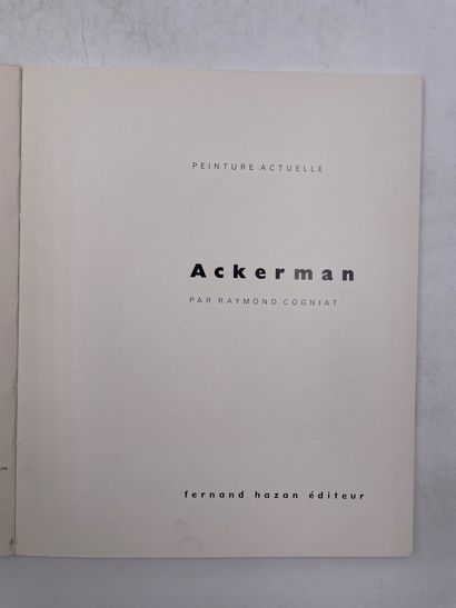 null «Ackerman», Raymond Cogniat, Ed. Hazan, 1963

"DÉLIVRANCE AU 25 RUE LE PELETIER,...