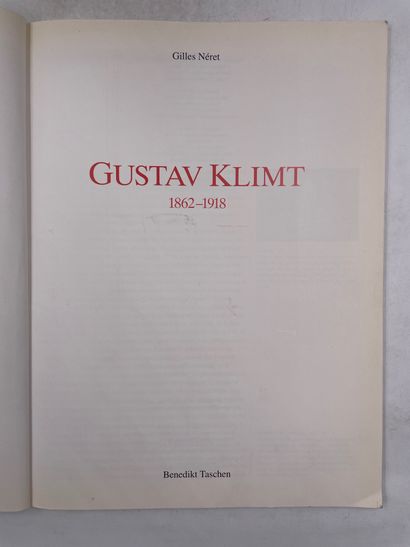 null 3 Volumes :«Gustav Klimt», gilles Neret, Ed. Taschen, 2000 / «Gustav Klimt»,...