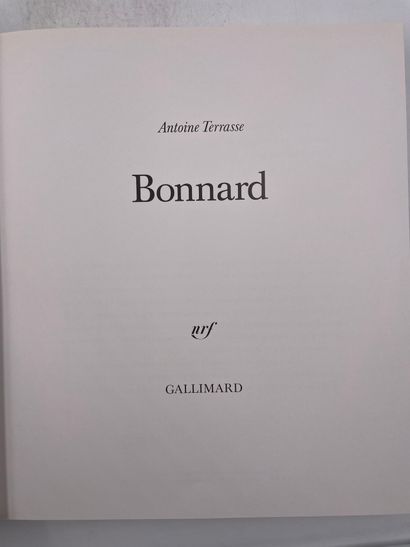 null «Bonnard», antoine Terrase, Ed. Gallimard, 1988

"DÉLIVRANCE AU 25 RUE LE PELETIER,...