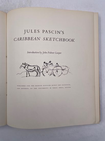 null «Jules Pascins’s», Caribbean Sketchbook, John Palmer Leeper, Ed. Marion Koogler...