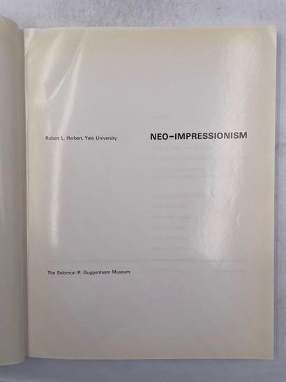 null «Néo-impressionnism», auteur multiple, Ed. The salomon fondation, 1968, livre...
