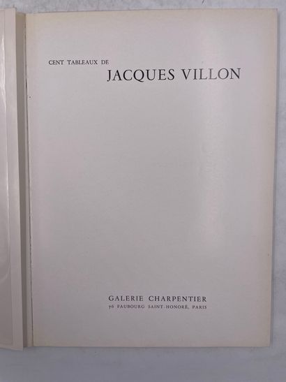 null «Cent tableaux de jacque Villon», Raymond Nacenta, Ed. Louis Carré / Galerie...