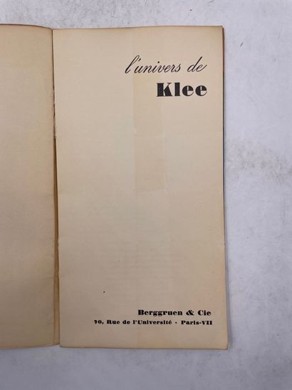 null «L'univers de Klee», Ed. berggruen&cie, 1927

"DÉLIVRANCE AU 25 RUE LE PELETIER,...