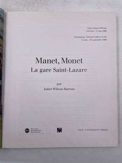 null «Monet manet, la gare st lazare», Juliet Wilson Bareau, Ed. yale iniversity...