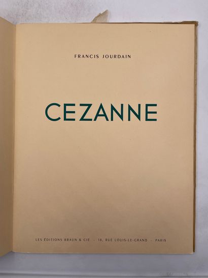 null «Cézanne», Francis Jourdain, Ed. braun & cie, 1948

"DÉLIVRANCE AU 25 RUE LE...