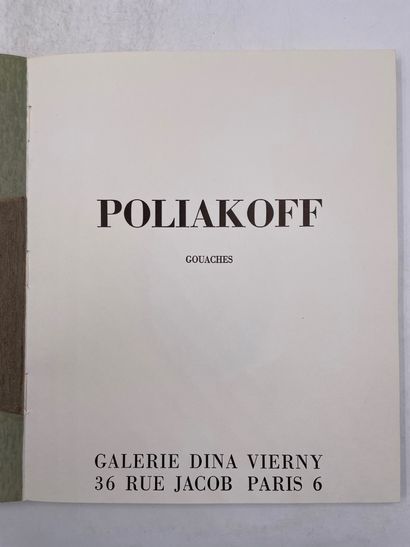 null «Poliakoff, gouaches», Galerie Dina Vierny, auteurs et date inconnus

"DÉLIVRANCE...